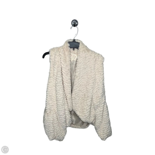 Vest Faux Fur & Sherpa By Altard State In Tan, Size: S