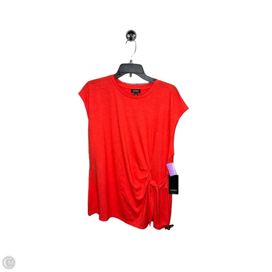 Top Short Sleeve By Jones New York In Red, Size: 1x