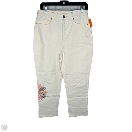 Jeans Straight By Style And Company In Beige, Size: 8