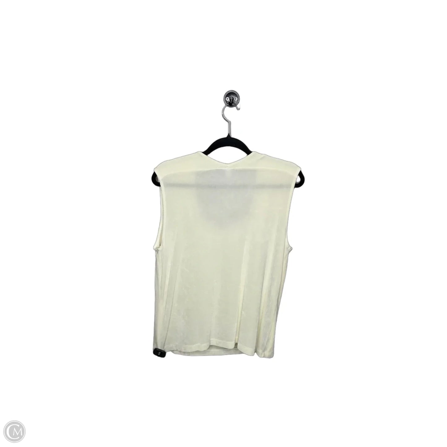 Top Sleeveless Basic By Chicos In Cream, Size: Xl