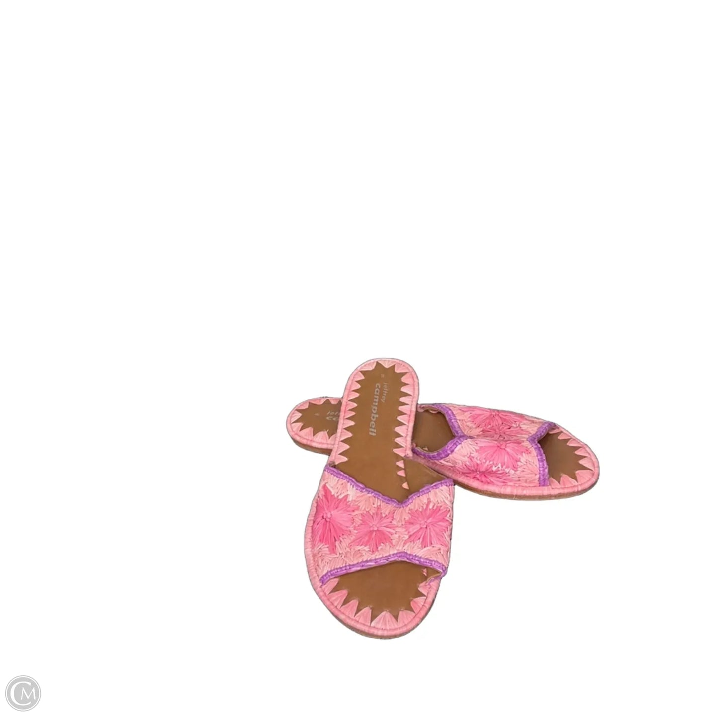 Sandals Flats By Jeffrey Campbell In Pink & Purple, Size: 8