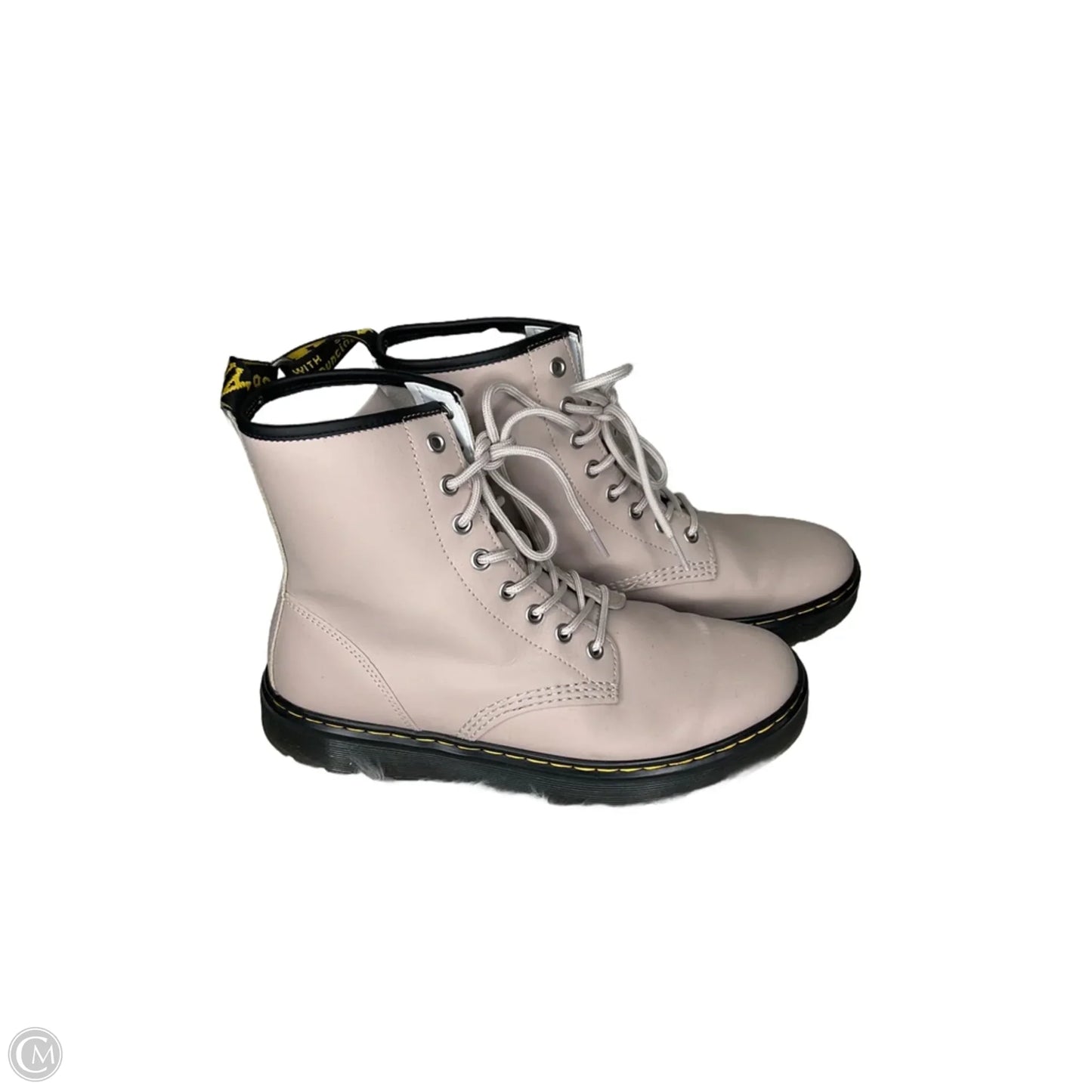 Boots Combat By Dr Martens In Cream, Size: 10