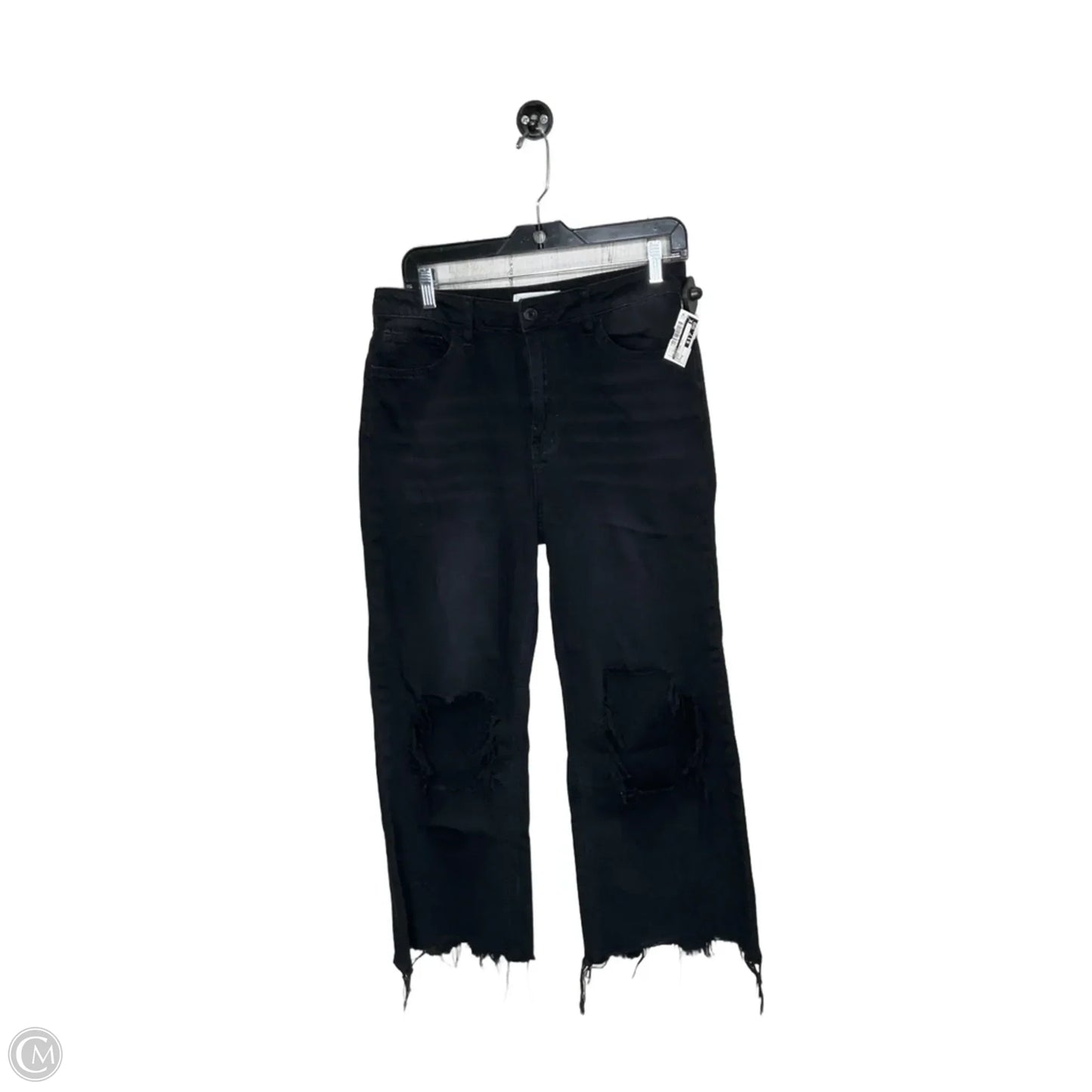 Jeans Wide Leg By Vervet In Black, Size: 8