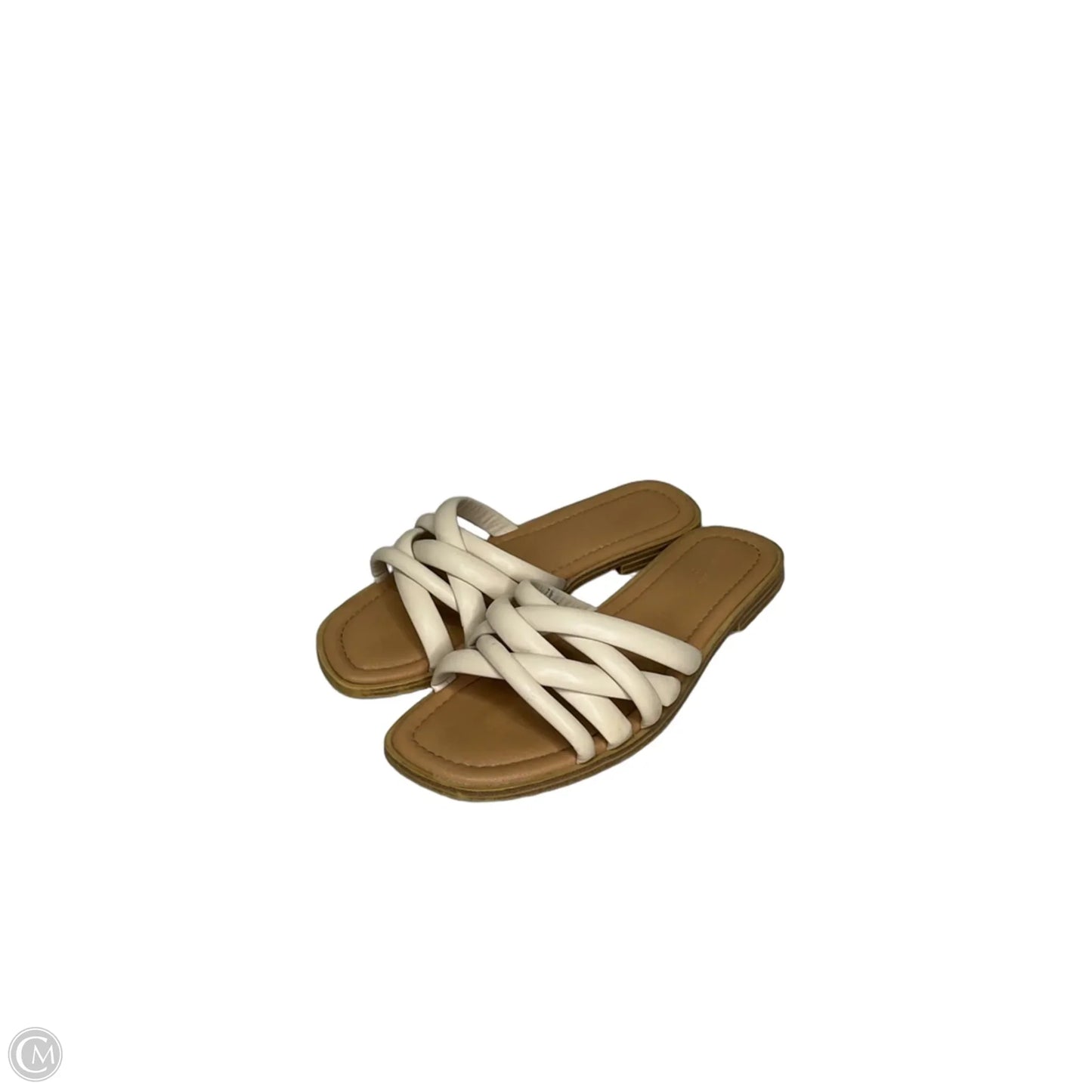 Sandals Flats By Universal Thread In Cream, Size: 7.5
