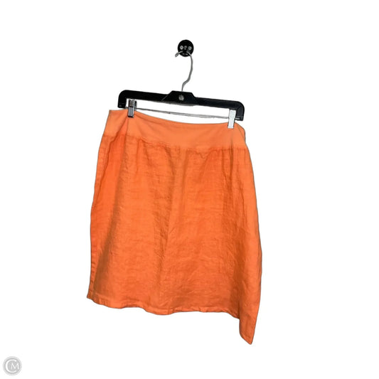 Skirt Midi By Cut Loose In Orange, Size: Xl