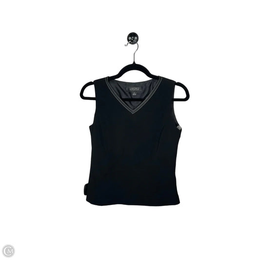 Top Sleeveless By Kasper In Black, Size: 2p