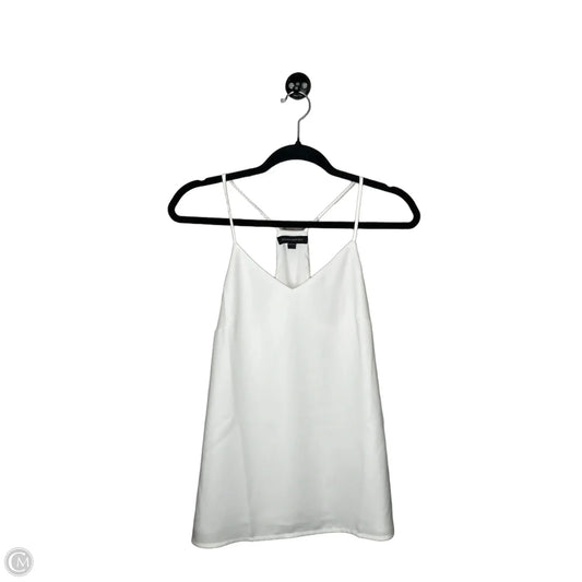 Top Sleeveless Basic By Banana Republic In White, Size: Xs