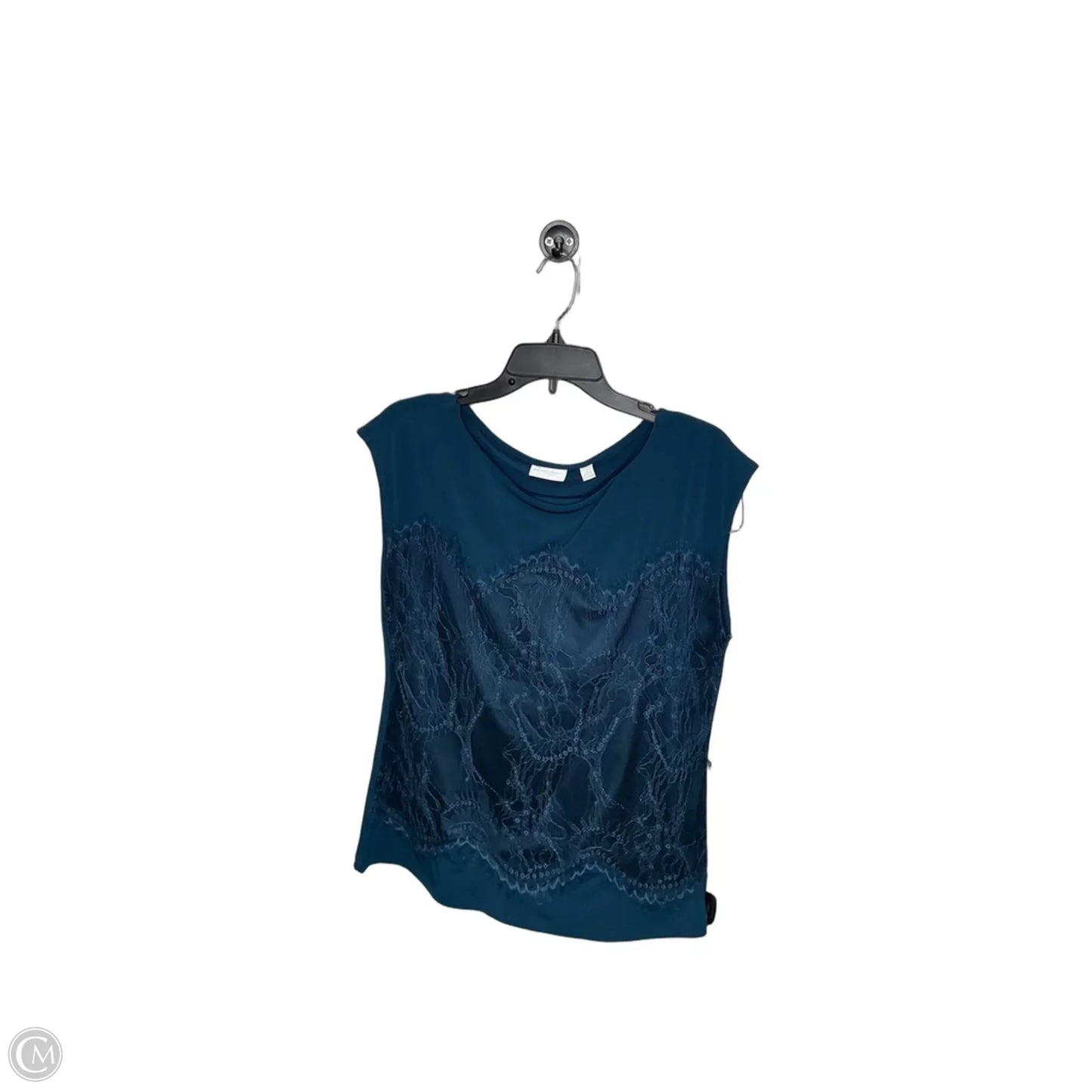 Top Sleeveless By New York And Co In Blue, Size: L