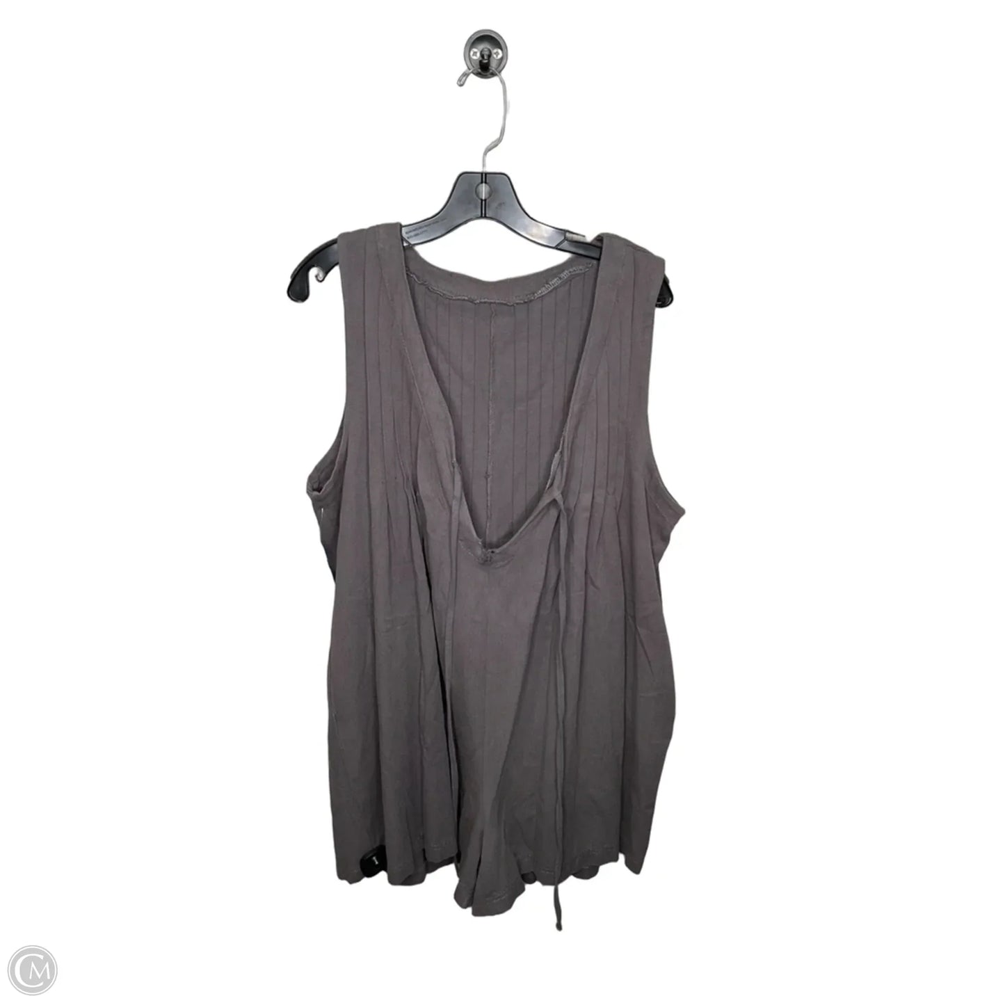 Romper By Clothes Mentor In Grey, Size: L