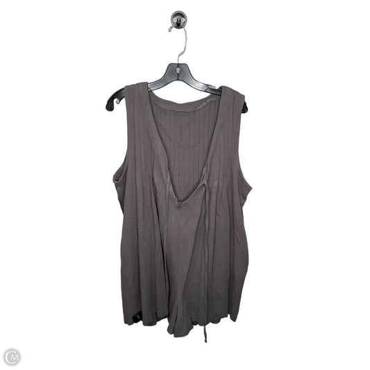 Romper By Clothes Mentor In Grey, Size: L