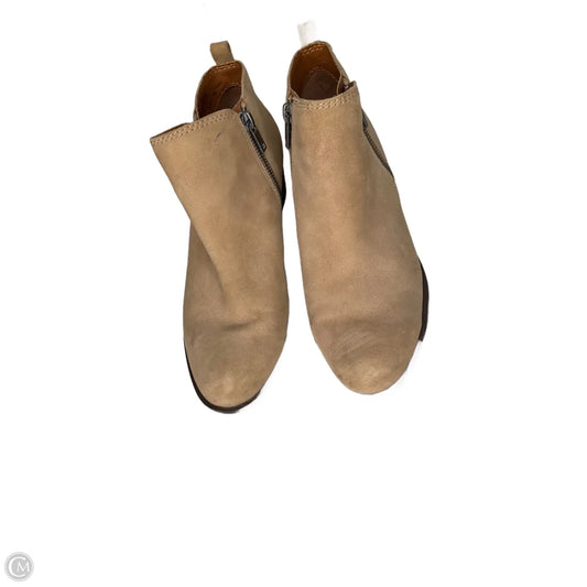 Boots Ankle Flats By Lucky Brand In Tan, Size: 8