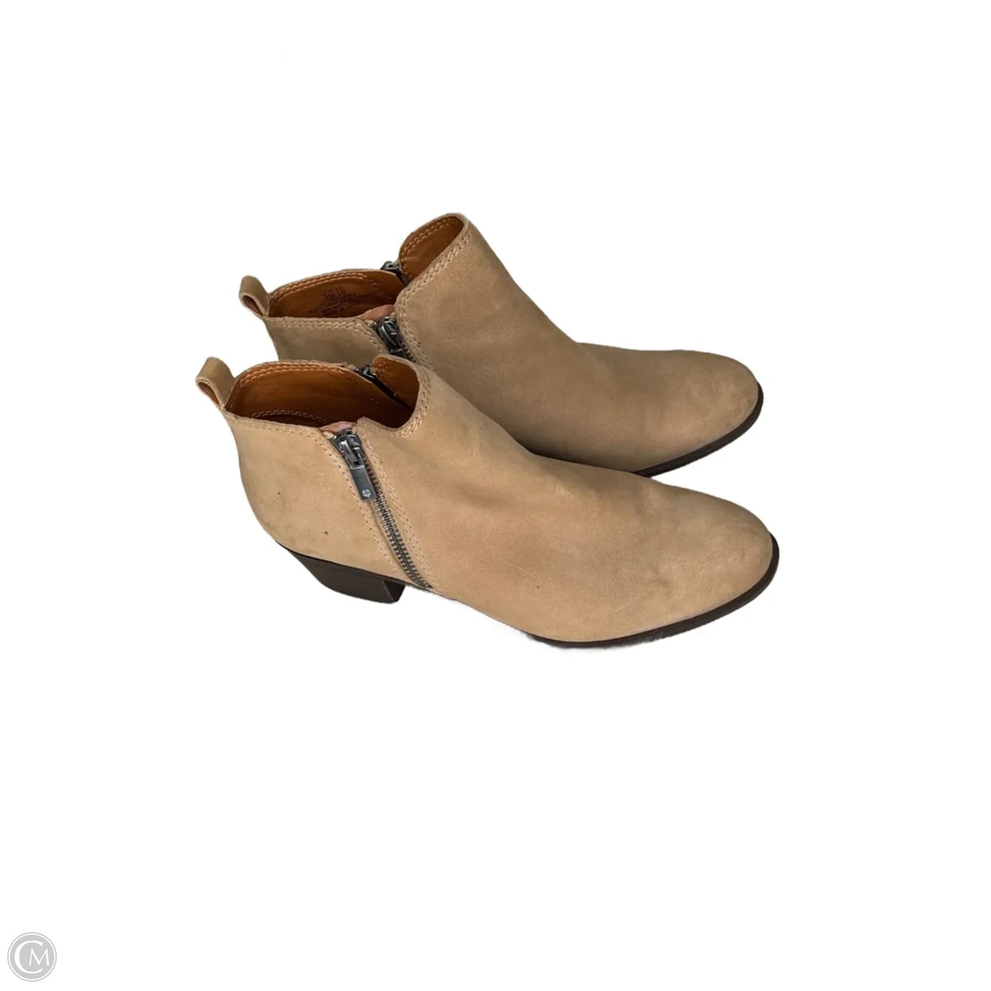 Boots Ankle Flats By Lucky Brand In Tan, Size: 8
