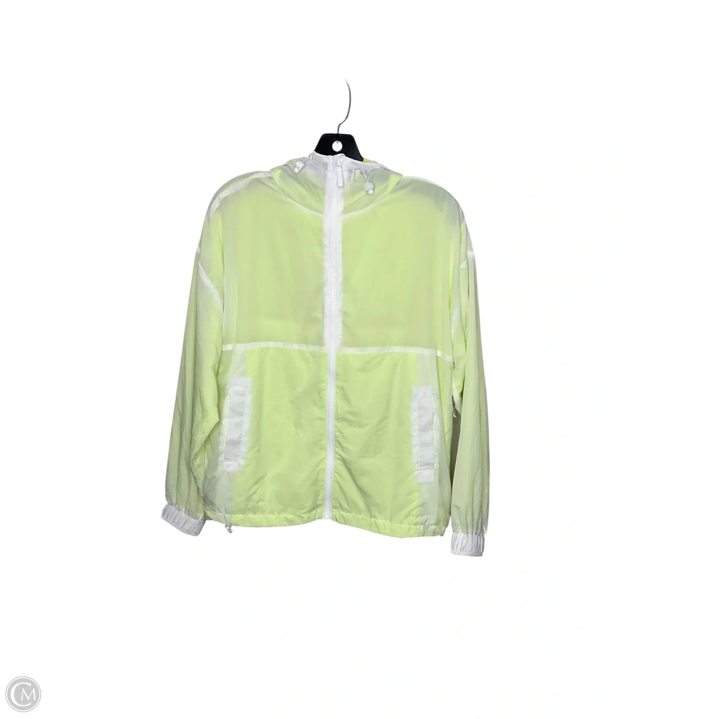 Athletic Jacket By Peach In White & Yellow, Size: Xs