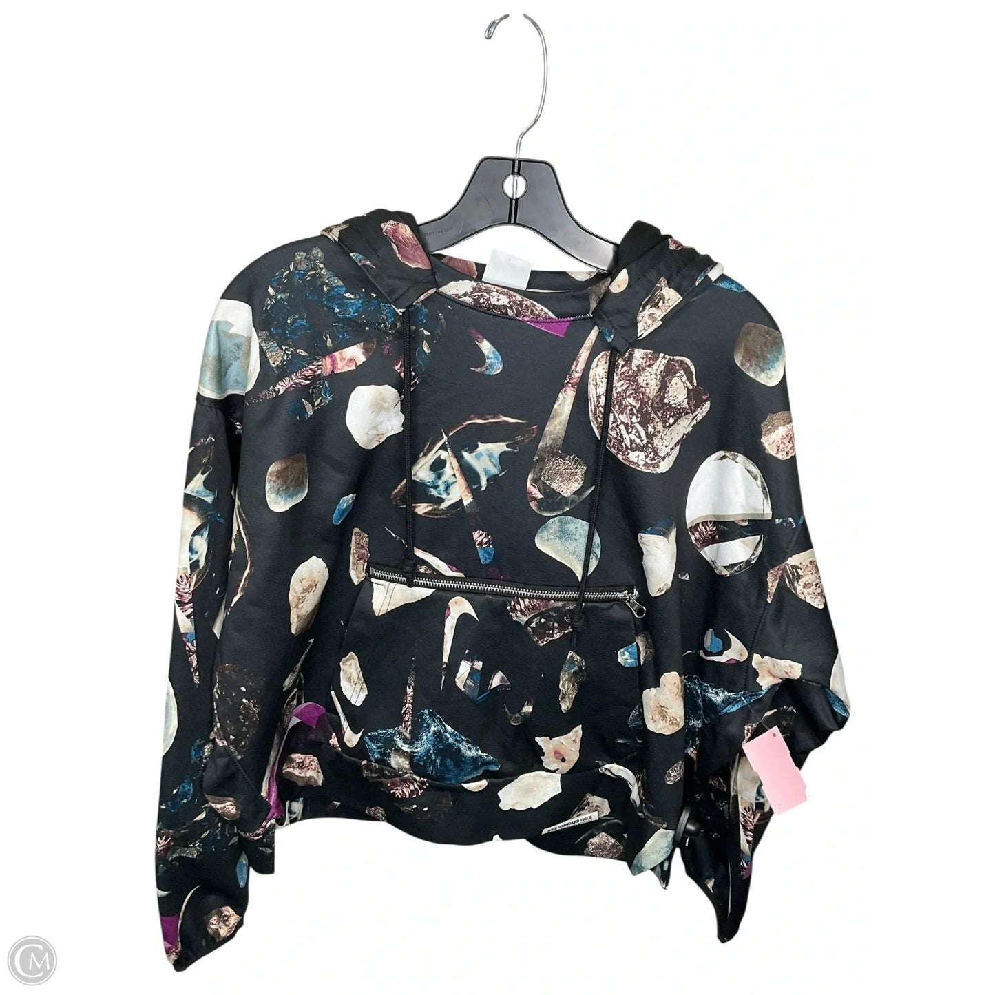 Athletic Sweatshirt Hoodie By Nike Apparel In Black, Size: M