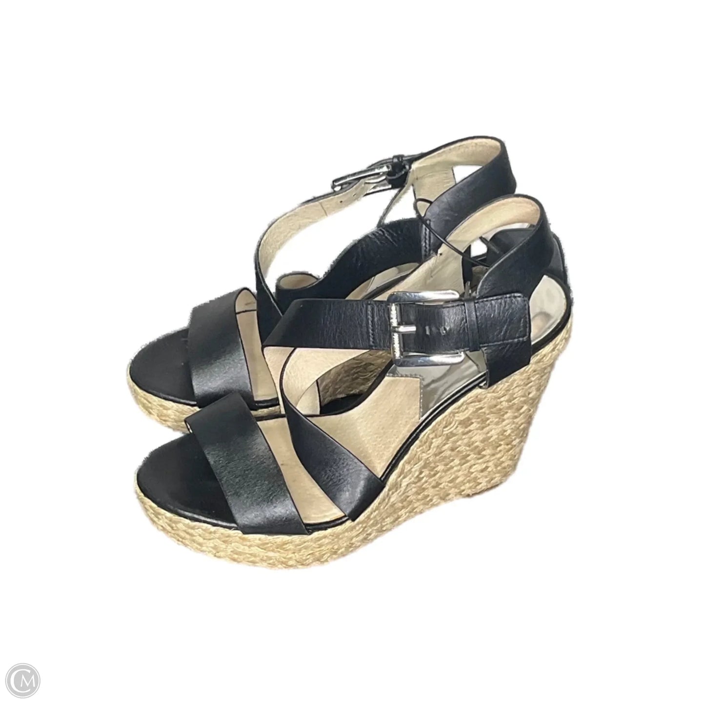 Sandals Designer By Michael Kors In Black, Size: 8