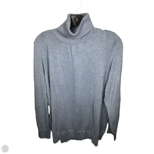 Top Long Sleeve By Talbots In Blue, Size: 3x