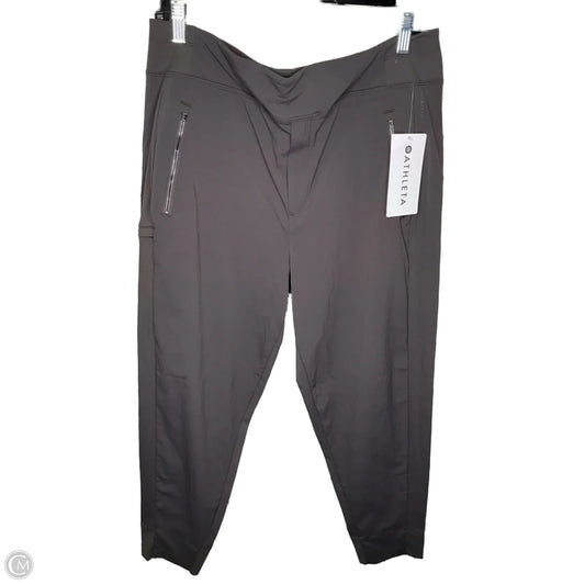 Athletic Pants By Athleta In Taupe, Size: 14