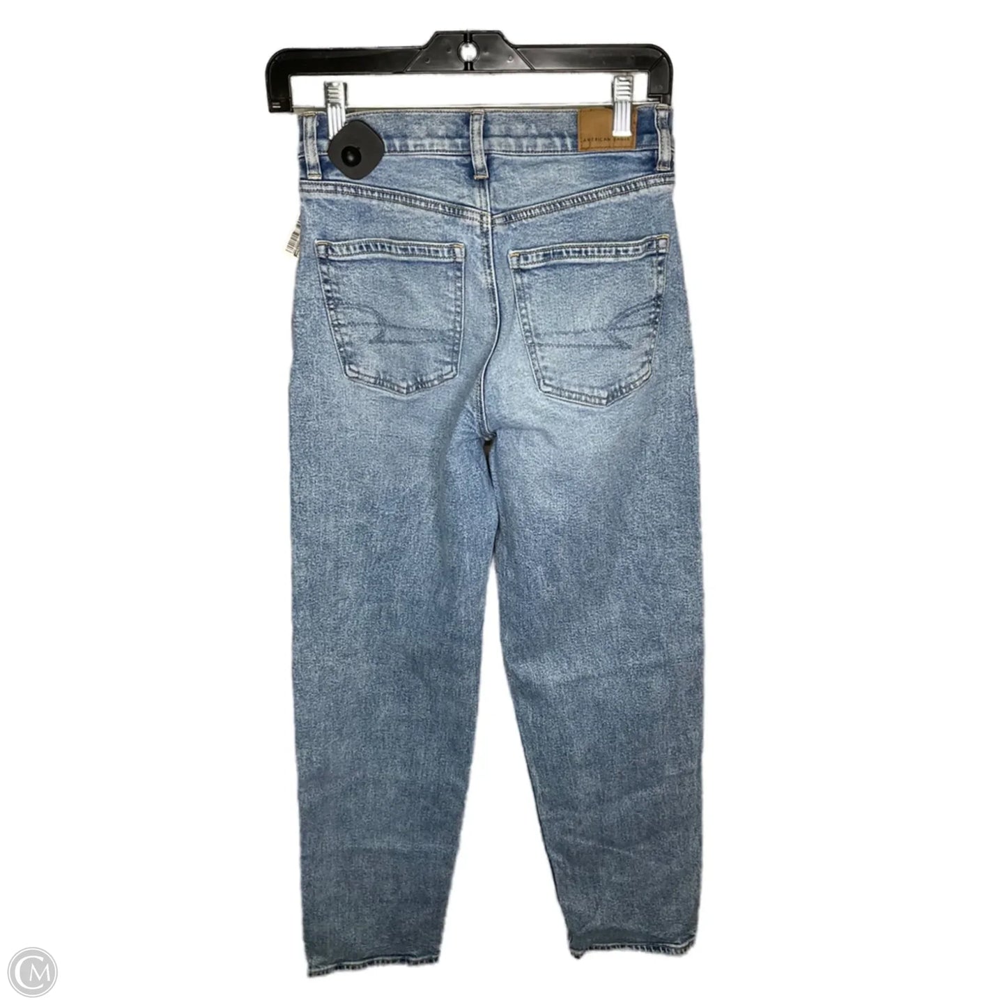 Jeans Straight By American Eagle In Blue, Size: 0