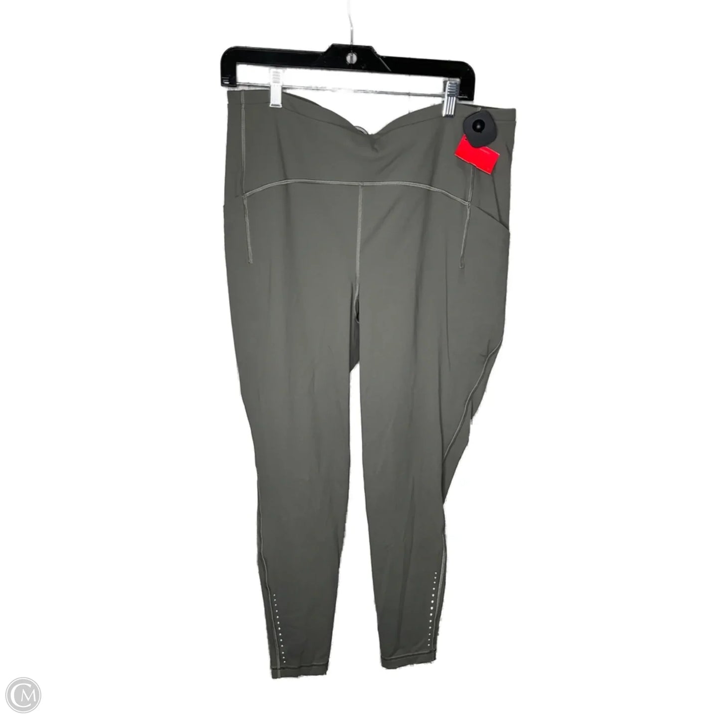 Athletic Leggings By Lululemon In Green, Size: 16