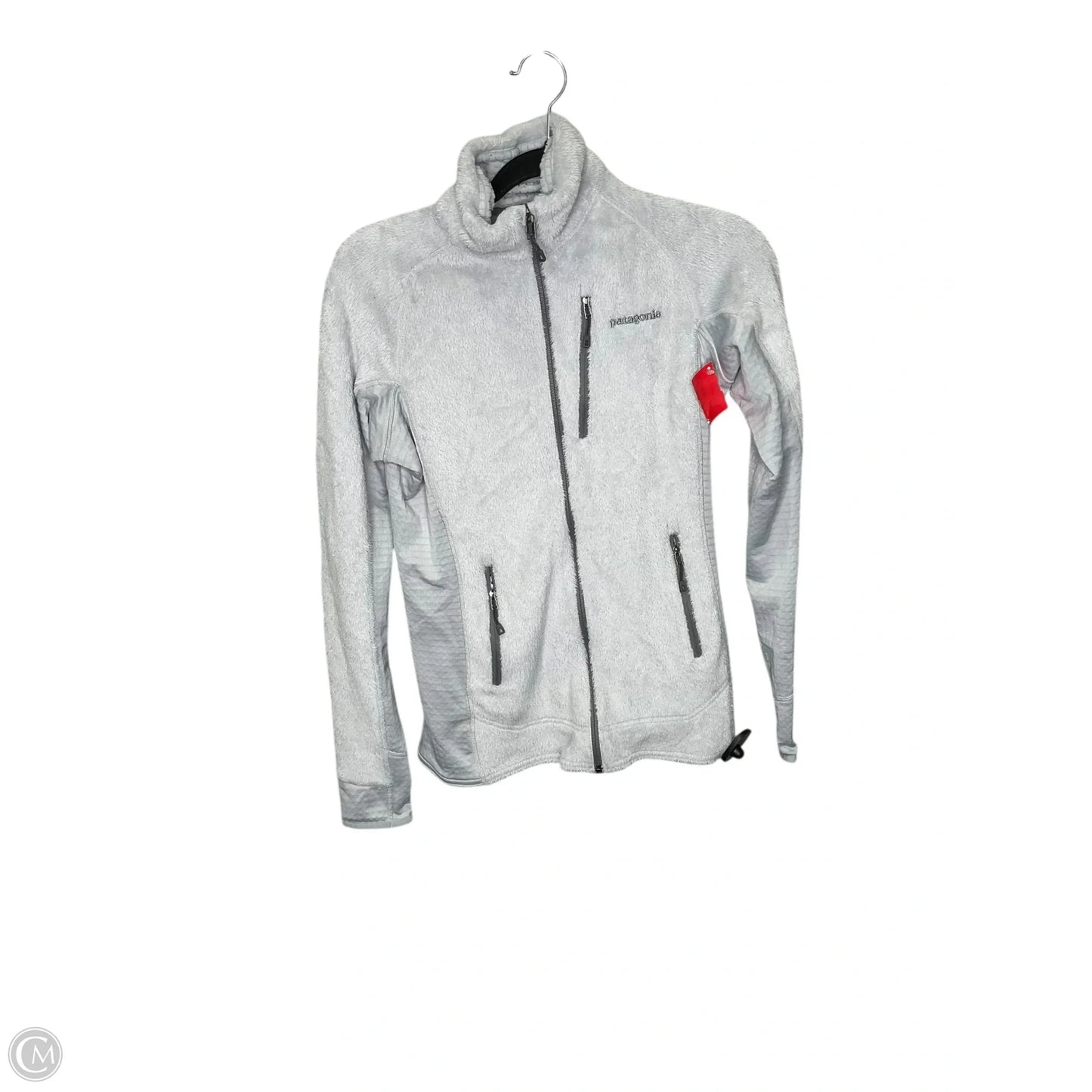 Athletic Jacket By Patagonia In Grey, Size: M