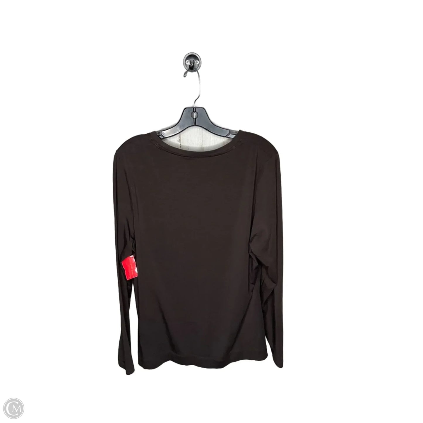 Athletic Top Long Sleeve Crewneck By Athleta In Brown, Size: Xl