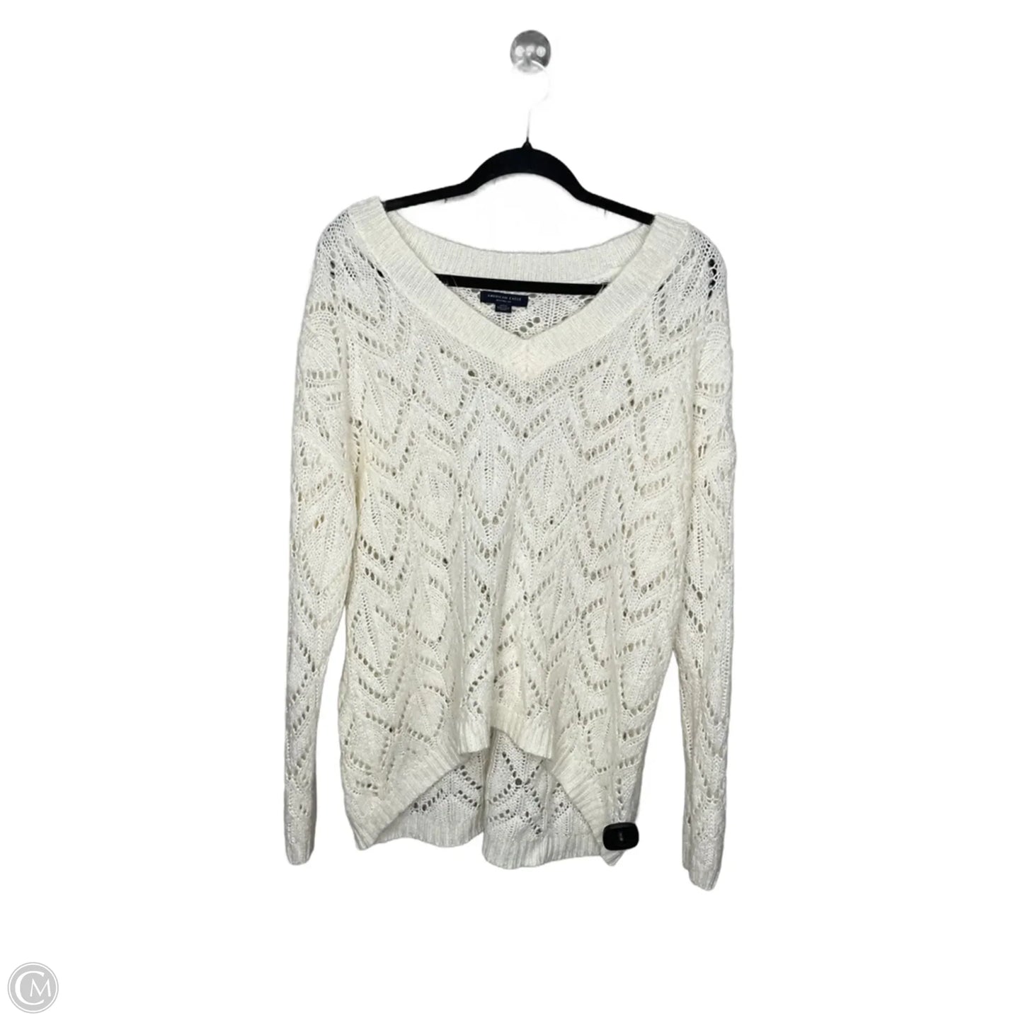 Sweater By American Eagle In Cream, Size: M