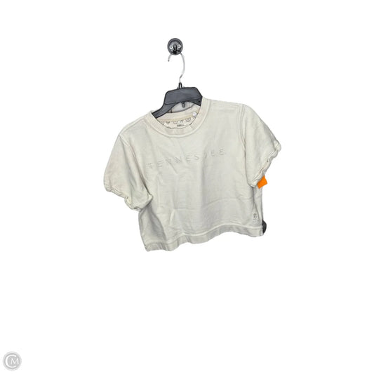 Top Short Sleeve Basic By Pressbox In Cream, Size: S