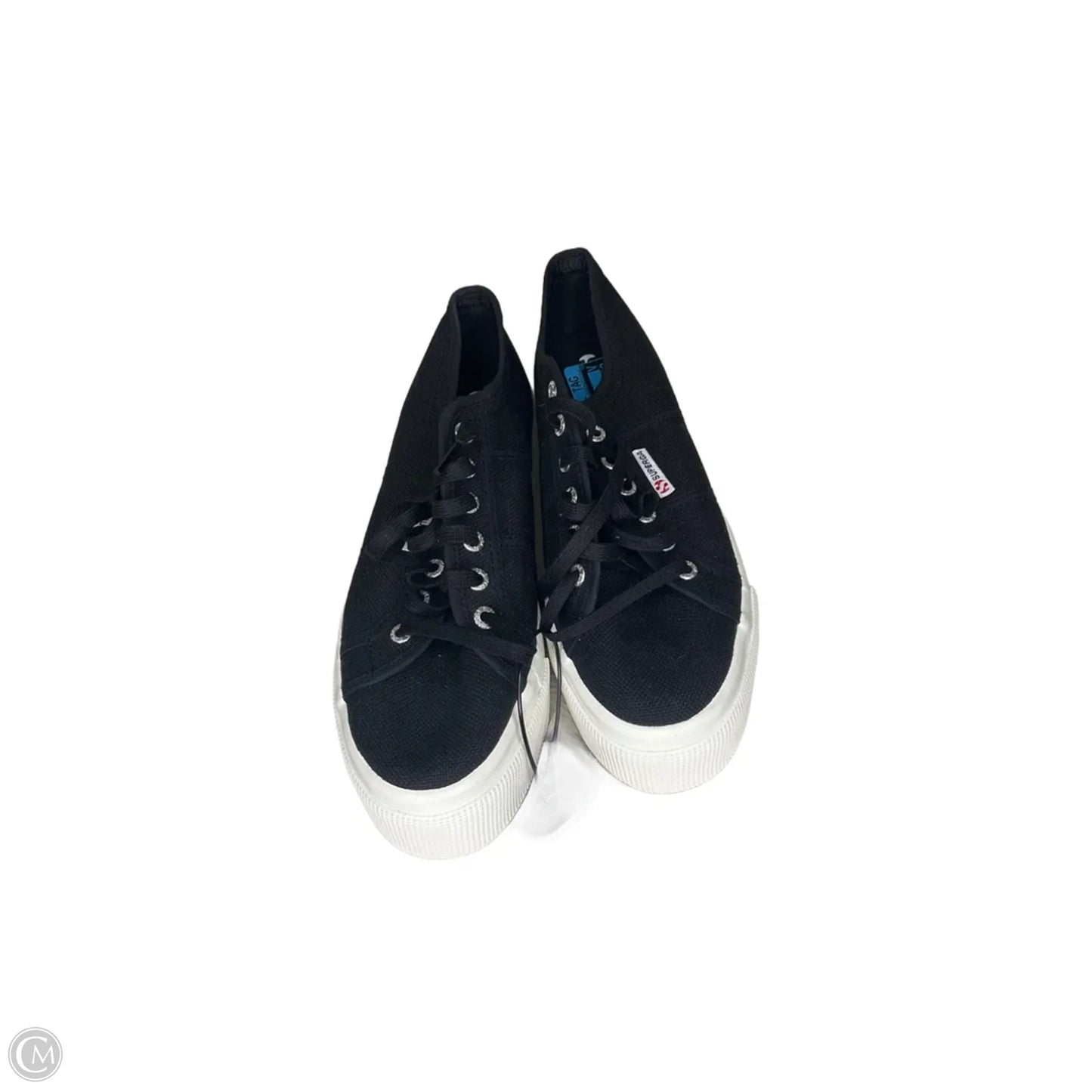 Shoes Sneakers By Superga In Black, Size: 10.5