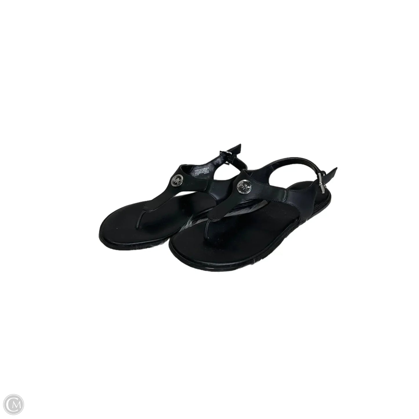 Sandals Flats By Michael By Michael Kors In Black, Size: 6.5