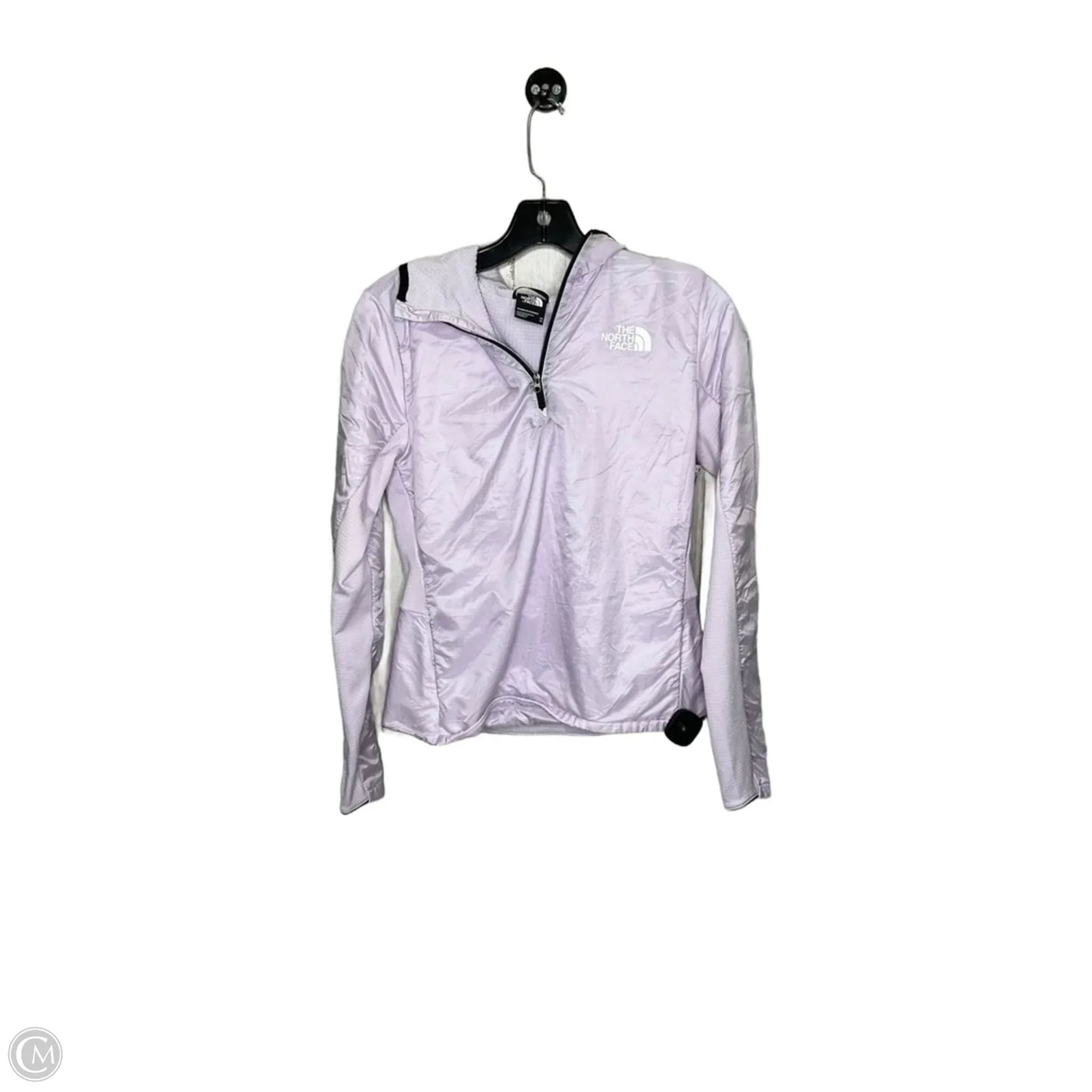 Athletic Top Long Sleeve Hoodie By The North Face In Purple, Size: Xs