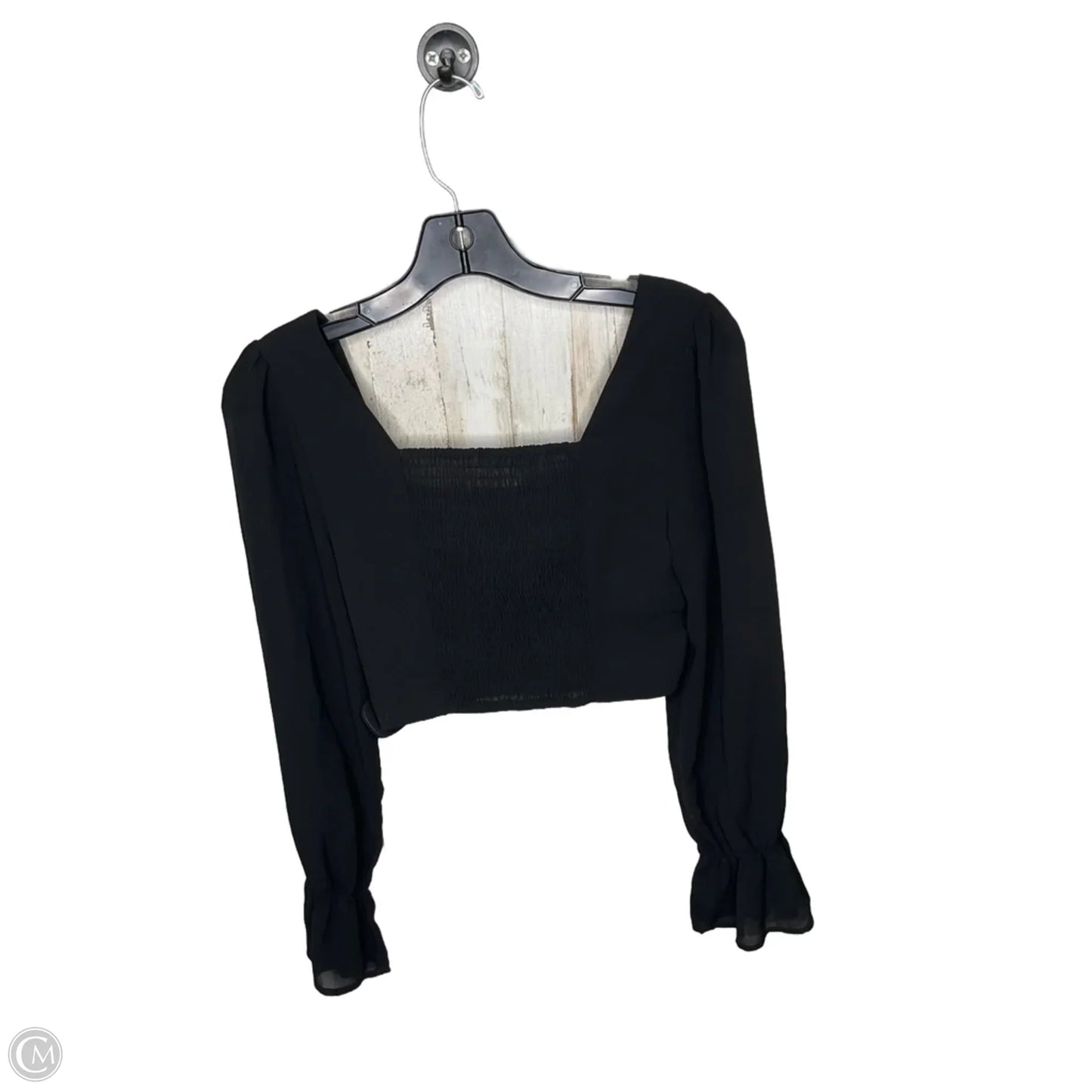 Top Long Sleeve By Altard State In Black, Size: S