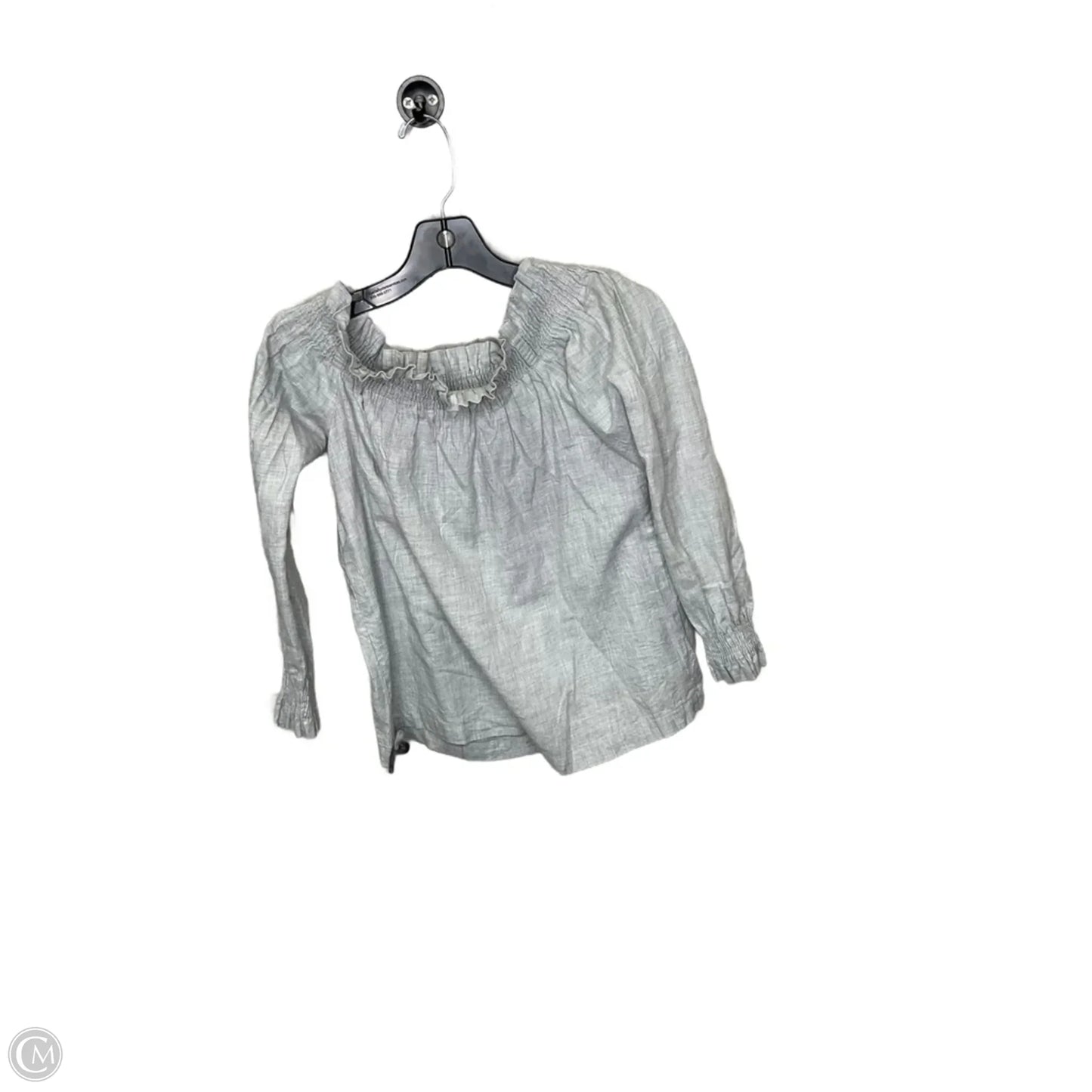 Top Long Sleeve By Loft In Grey, Size: Sp