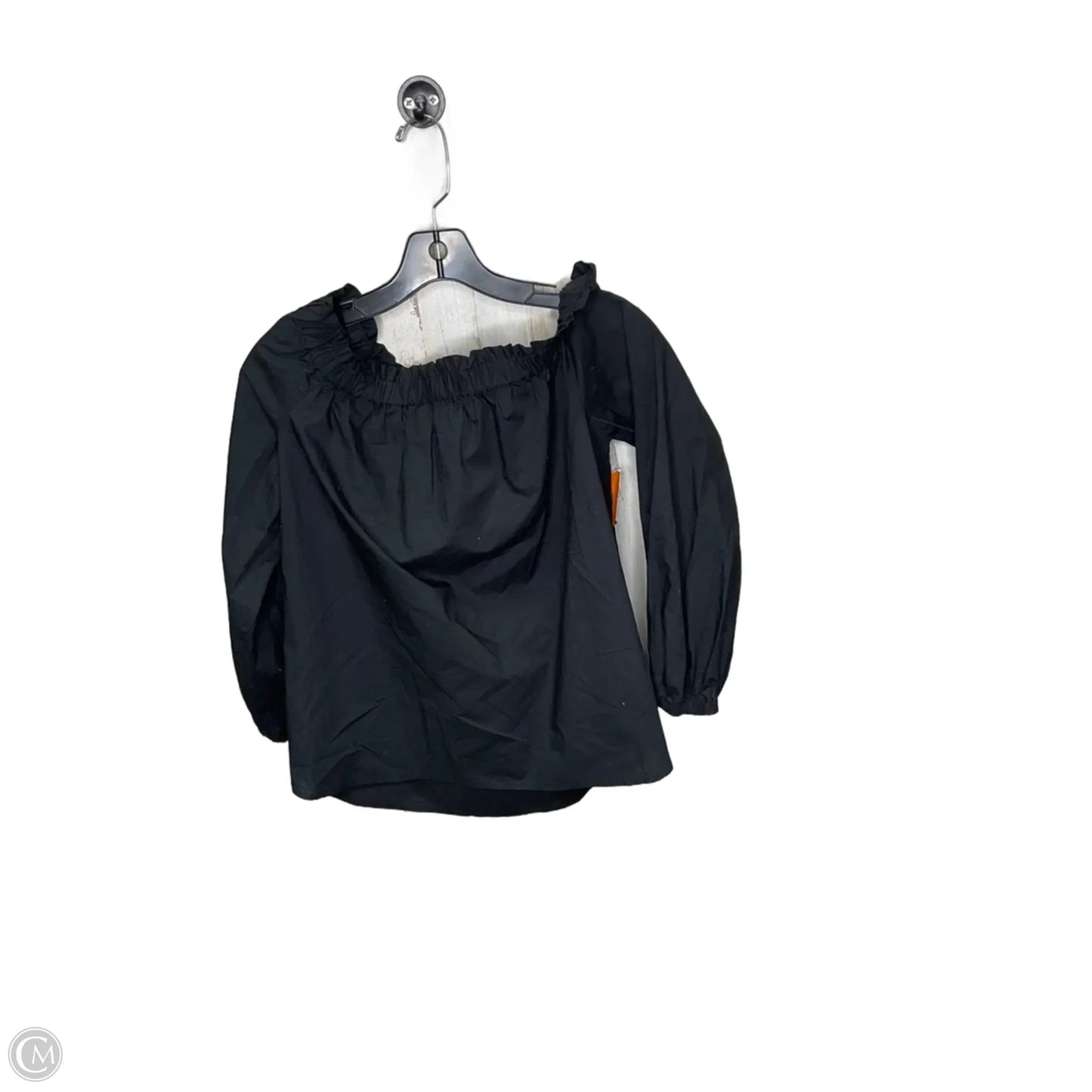 Top Long Sleeve By J. Crew In Black, Size: S