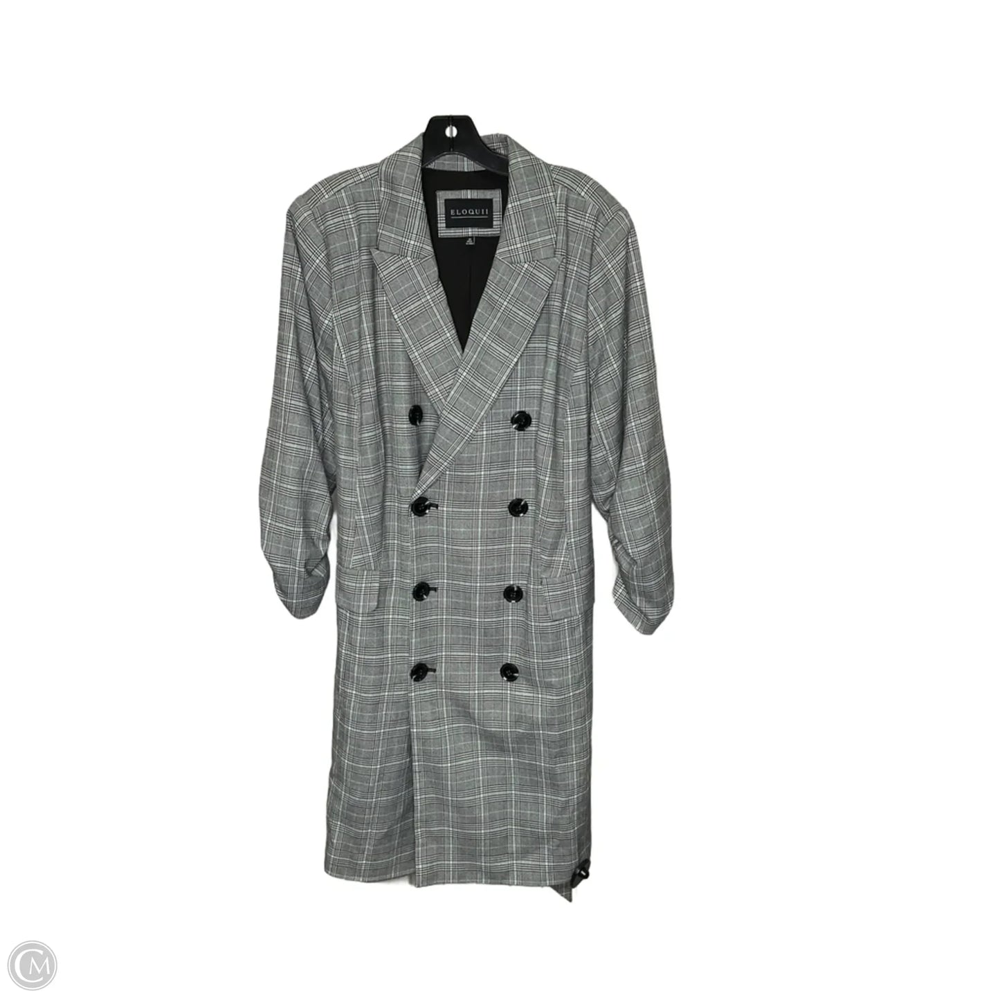 Jacket Other By Eloquii In Plaid Pattern, Size: 20