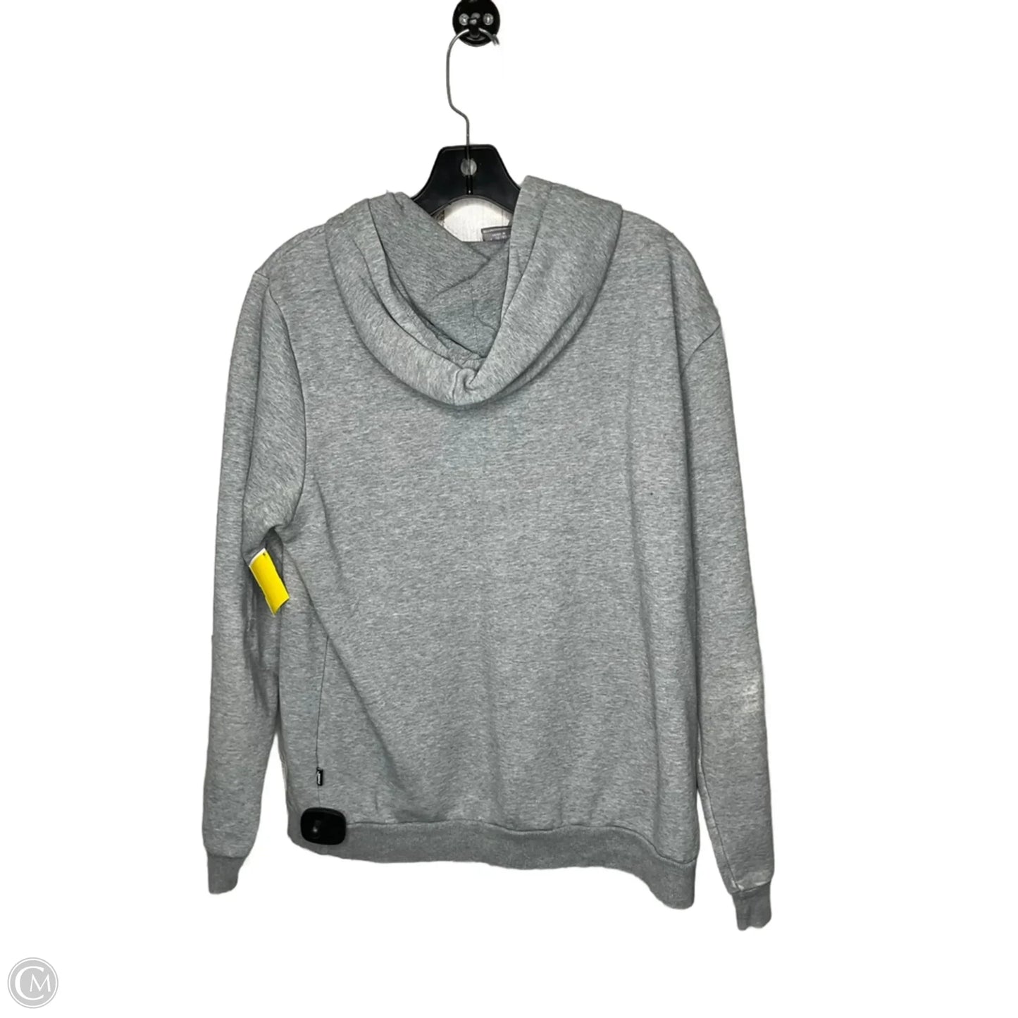 Sweatshirt Hoodie By Puma In Grey, Size: M