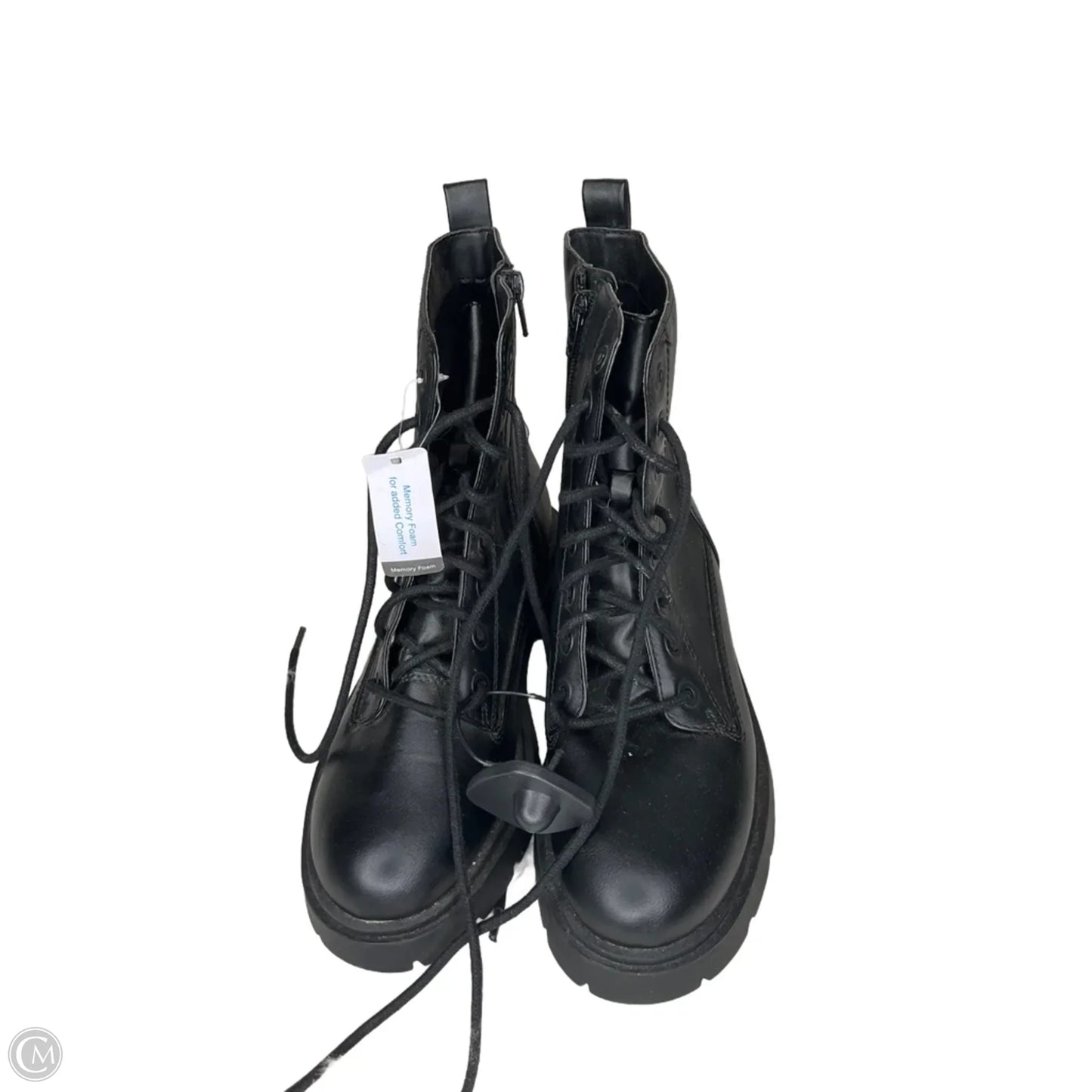 Boots Ankle Flats By Time And Tru In Black, Size: 7