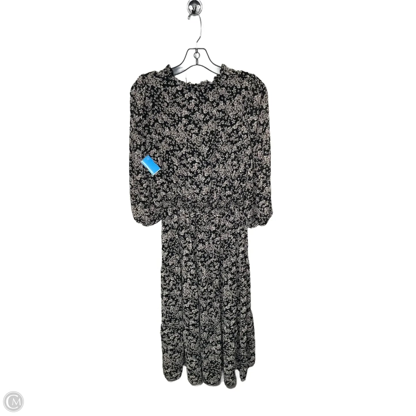 Dress Casual Midi By Blu Pepper In Floral Print, Size: L