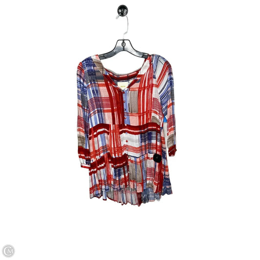 Top Long Sleeve By Maeve In Multi-colored, Size: Xs