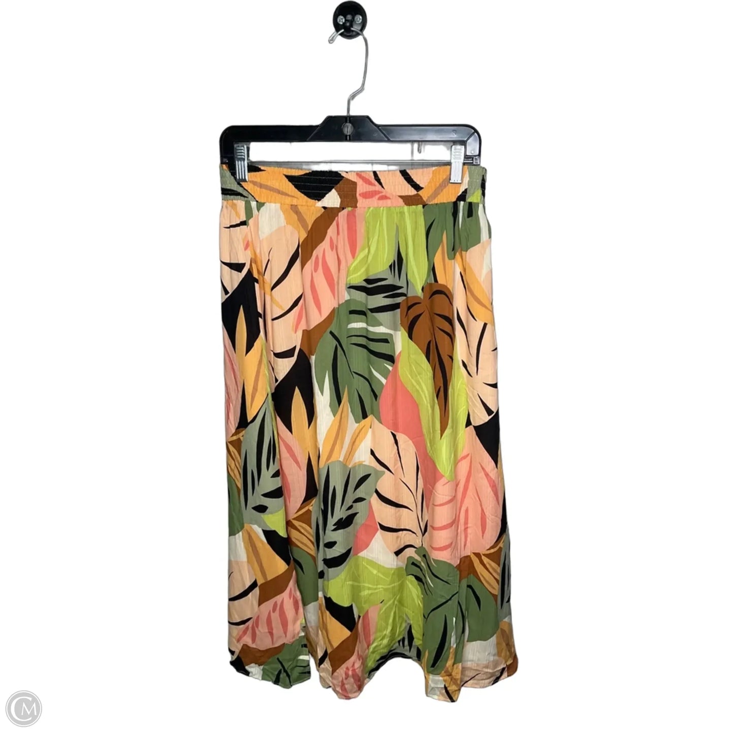 Skirt Midi By Loft In Tropical Print, Size: S