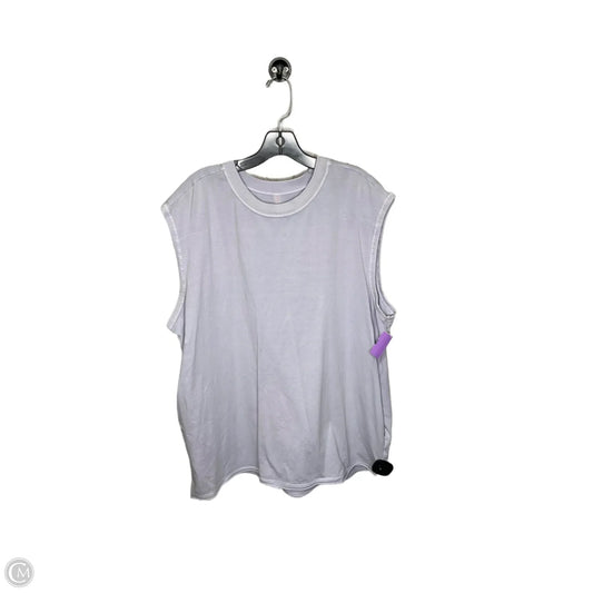 Athletic Tank Top By Clothes Mentor In Purple, Size: Xl