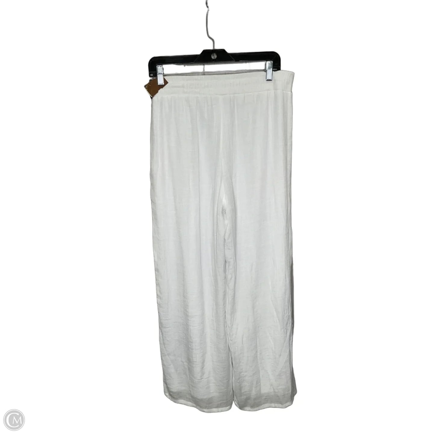 Swimwear Cover-up By Croft And Barrow In White, Size: L