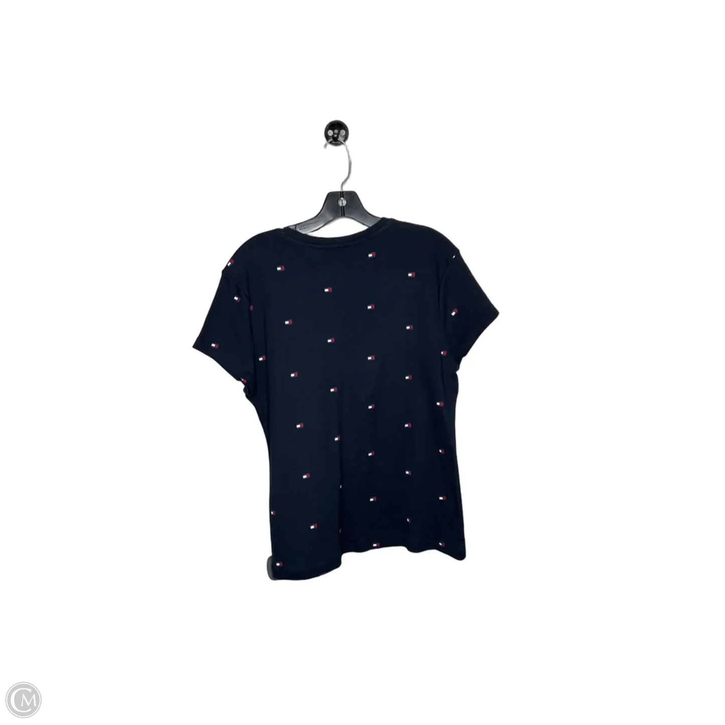 Top Short Sleeve By Tommy Hilfiger In Navy, Size: Xl