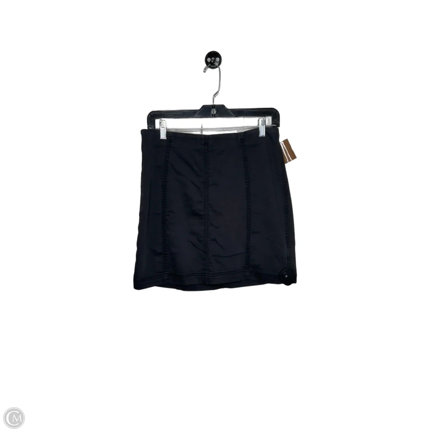 Skirt Mini & Short By Free People In Black Denim, Size: 10