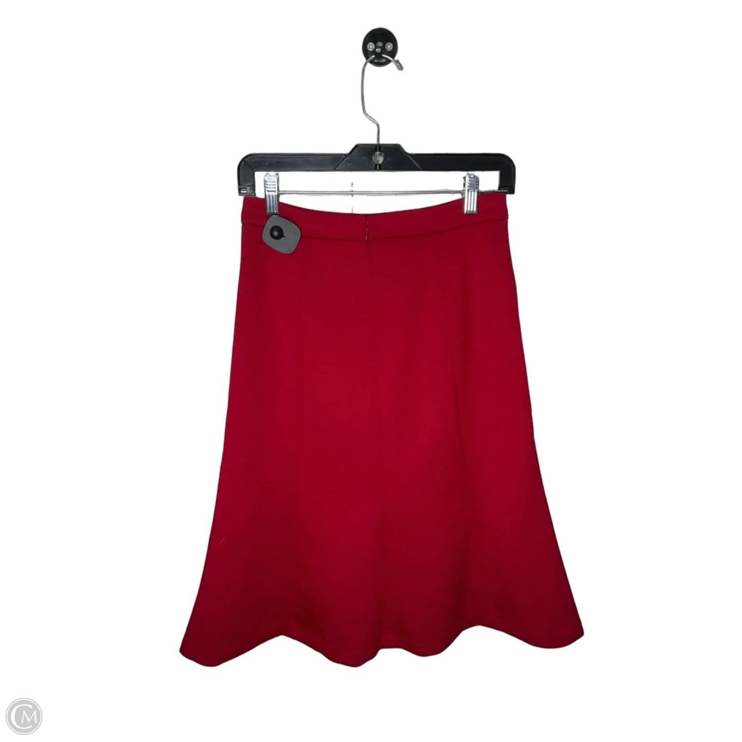 Skirt Midi By Ann Taylor In Red, Size: 2p