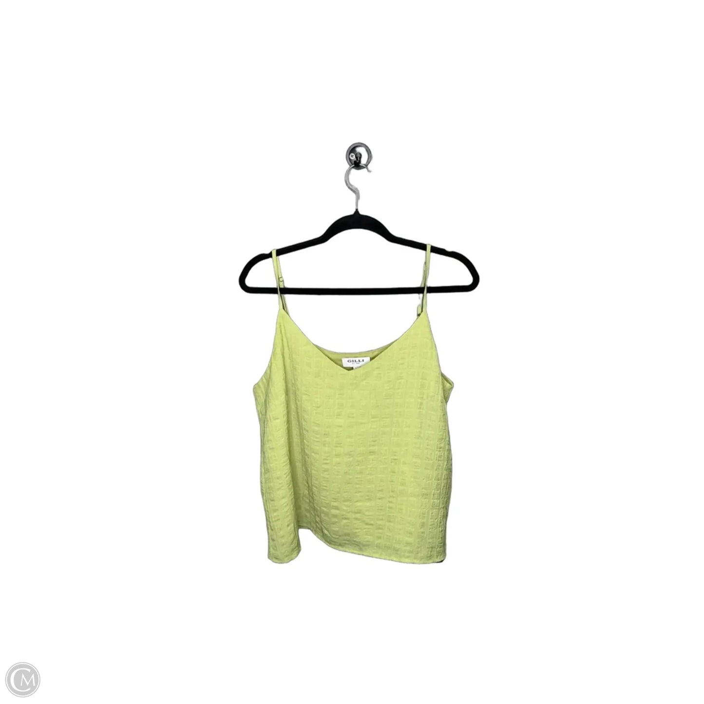 Top Sleeveless By Gilli In Green, Size: L