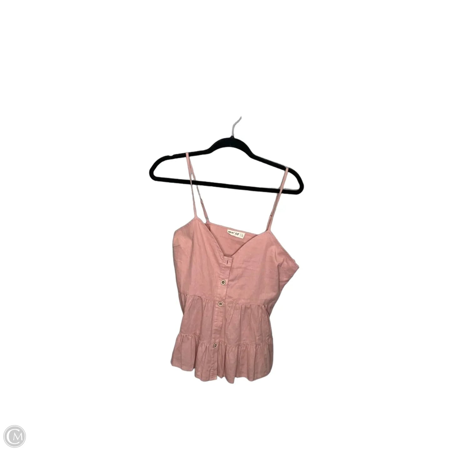 Top Sleeveless By New In In Mauve, Size: L