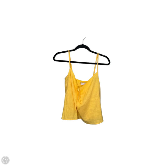 Top Sleeveless By Petal & Pup In Yellow, Size: M