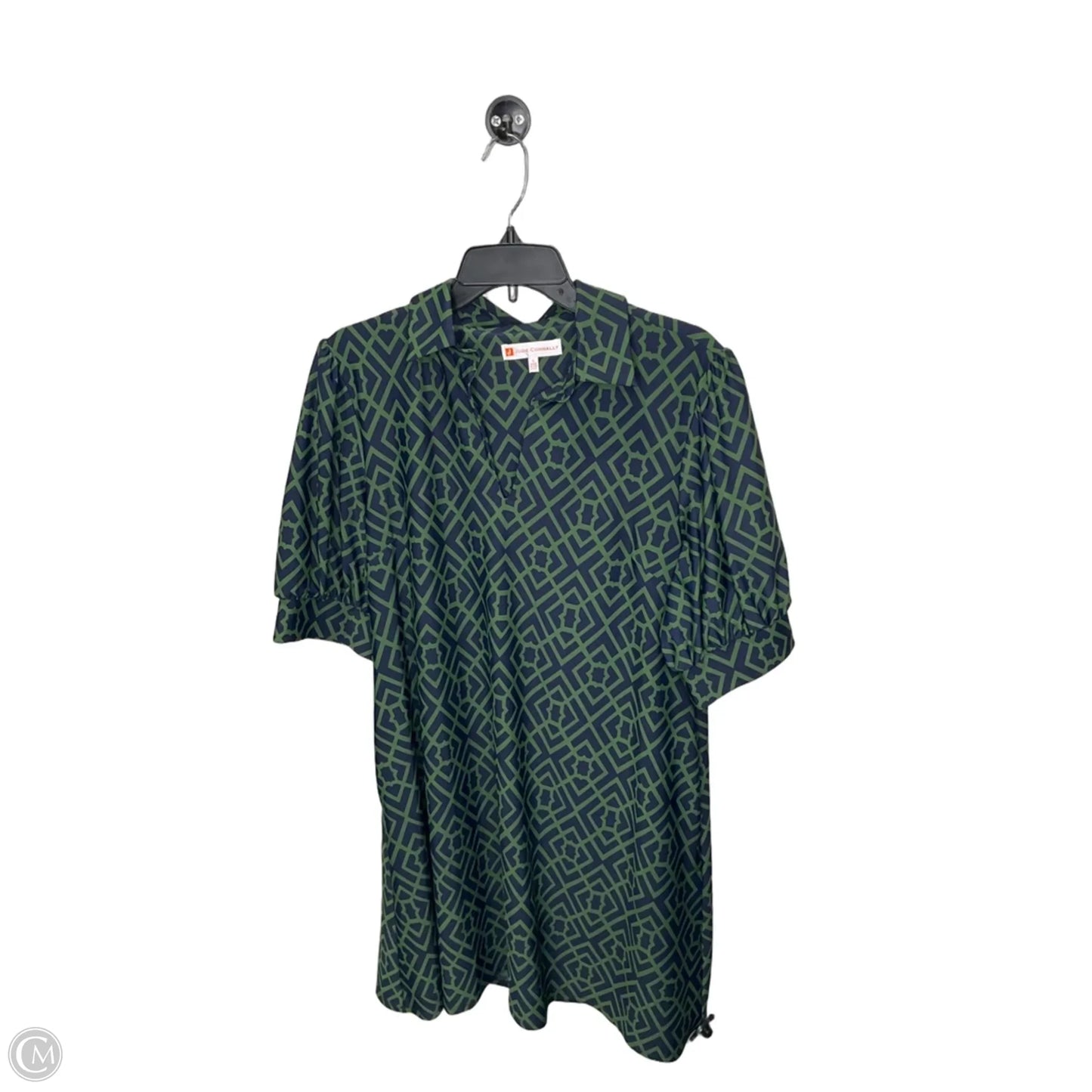 Dress Casual Short By Jude Connally In Blue & Green, Size: L