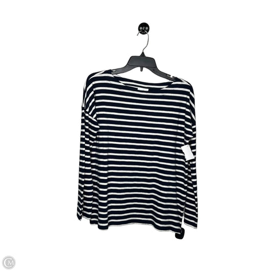 Top Long Sleeve Basic By J. Jill In Striped Pattern, Size: Xs