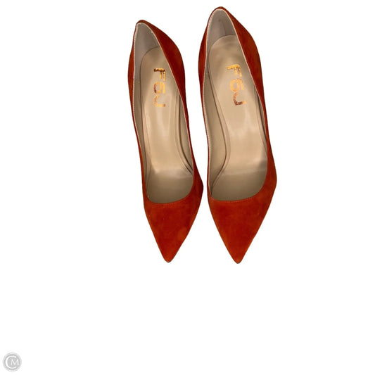 Shoes Heels Stiletto By Clothes Mentor In Orange, Size: 8